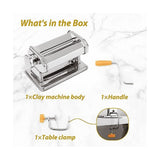 Soft Clay Clay Machine Handmade DIY Making Soft Clay Tools Desktop Clay Extruder with Handle Clay V1366-AZ2-W-15800