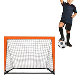 Portable Soccer Goal Net Quick Set-up Training Equipment for Backyard Soccer Orange V1308-DSZKI-259-2