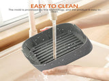 Airfryer accessories - Silicone baking dish - 2 pieces - Hot air fryer - Baking tins - Baking paper V1188-NK-BOL-166