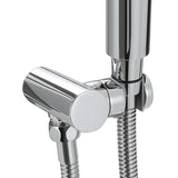 Handheld Shower Head Holder 4.7'' High Pressure Silver SHOWER-A6-RO-SI