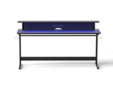 Artiss Gaming Desk with LED Lights Computer Desk Table with Monitor Shelf Power 120cm GTABLE-C-25181-BK