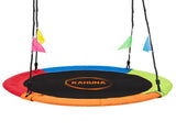 Kahuna Kids 1.2m Tree Saucer Swing Set Round with Hanging Straps 400kg Capacity SWG-KAH-ZH-48