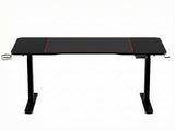 Artiss Electric Gaming Desk RGB Sit Stand Height Adjustable Table Black HASD-B-GMD06-BK