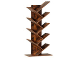 Artiss Tree Bookshelf 9 Tiers Walnut FURNI-L-SHELF-9TB-WAL