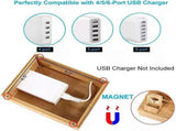 Bamboo Phone Charging Organizer, Bedside Desktop Dock V1263-JX-5000