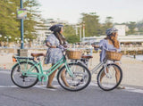 Valk Laneway 5 Vintage Electric Bike, Torque Sensor equipped eBike, Medium, Mint Green V219-BIKEVBVA1MTA