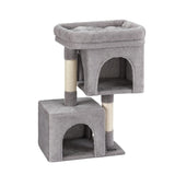 i.Pet Cat Tree 67cm Tower Scratching Post Trees Scratcher Condo House Light Grey PET-CAT-S67-LTGR