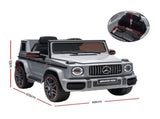 Kids Electric Ride On Car G63 Toy Cars Remote Control Grey RCAR-AMG63-LS-GY
