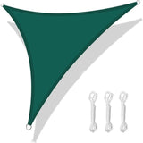 3.6x3.6x3.6m Waterproof Outdoor Sun Sail Triangle Shade, UV Protective Sun Net for Camping Garden V1188-MS-325-1251