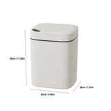 Darzheoy Bathroom Smart Touchless Trash Can 2.6 Gallon Automatic Motion Sensor Rubbish Can with Lid V1189-WXFWAL-20260326-03059