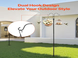 Double Shepherds for Outdoor, 8 Pack 1950 mm Heavy Duty Bird Feeder Pole, 19 mm Thick Garden V952-WNGJSMYRGG76D79CC001V0
