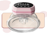 Pink Hands-Free Wearable Electric Breast Pump - Portable, Quiet & Rechargeable with LED Display V888-ELOSUNG36106