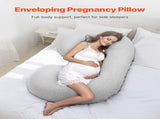 Pregnancy Pillow, C-Shaped Full Body Maternity Pillow, Ultra-Soft and Breathable Pregnant Support V952-YFZTBWSCXYTSN5OZWV0