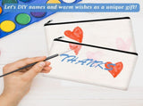 24pcs DIY Craft Canvas Zipper Blank Makeup, Student Blank Canvas Pen Stationery Storage V1192-AZ-W-13909