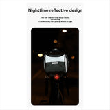 Bike Rack Bag with Combination Lock Bicycles Rear Seat Bag Large Capacity Trunk Pannier for Cycling V1366-AZ2-W-22083