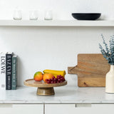 Handcrafted Mango Wood Classic Footed Cake Stand 30cm V637-53622CKE