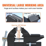VEVOR 4.5" Bench Vice w/ Anvil 240&deg;Swivel Base Heavy Duty Multipurpose Vice V952-DGNTQDXZSYC45IU5AV0