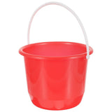 Portable Red Cleaning Bucket - Multi-Purpose Container for Bathroom, Tub, Toilet, and Household Use V1370-AZ4-19879