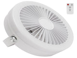 Remote Control Smart Electric Fan with 3 Gears Speed Mini Fan for Home OutdoorWhite V1294-YM0721-3113210031111