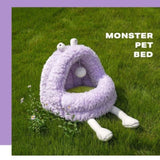 Monster Dog Cat Pet Calming Bed Warm Soft Plush Nest Comfy Sleeping Kennel Cave V488-Z1B00120