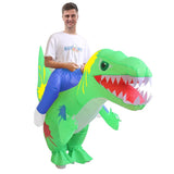Graffiti Dinosaur Cartoon Costumes Air Model Inflatable Costume Funny Dress Up Props Halloween Party V1263-JX-7878