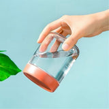 2pcs Oats Containers with Airtight Lids Wide Mouth Glass Mason Salad Jars Leakproof V1263-JX-314