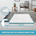 Palermo Double 20cm Memory Foam and Innerspring Hybrid Mattress V63-821891