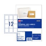 AV Gen Lbl L7164GU 12Up Pk100 DS-AV938208