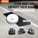 VEVOR 4 cm Rise Cuttable Threshold Ramp for Sweeping Robot, 90 cm Wide Natural Rubber Wheelchair V952-SXSNLYPDGB1351X9MV0