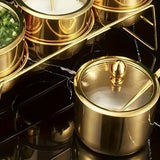 304 Stainless Steel Silver Seasoning Jar 270ml Large Capacity with Visible Glass Lid, Dustproof & V1232-TWGTZ-001