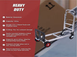 Hand Truck 2 in 1 Folding Dolly Cart 180kg Capacity Heavy Duty Aluminium V63-930031