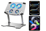Tablet Cooling Pad Aluminum Adjustable Tablet Stand Tablet Support Notebook Stand Cooling Fan Pad V1263-JX-6319