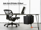 Tooleroo Under Desk CPU Holder PC Mount - Adjustable 360 Degree Rotation Rack V238-SUPDZ-41010225676368