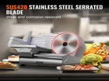 Meat Slicer, 180W Electric Deli Food Slicer with 7.5" SUS420 Stainless Steel Blade and Blade Guard, V952-JYDRQPJ180WJFCEOPV3