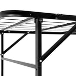 Artiss Folding Bed Frame Metal Base - Queen FOLD-D-QUEEN-BK