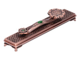 Metal Incense Holder Ruyi Antique Incense Stick Burner for Home Office Yoga Decoration V1294-YM0901-3117210119412
