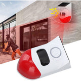 Outdoor Solar Motion Sensor Alarm Outdoor Solar Powered Wireless Security Alarm with Sound and Light V1237-ZY-715-333