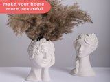 Vase White Ceramic Vases for Home Living Room Guesthouse Decoration V1294-YM0718-220825MQ02-4