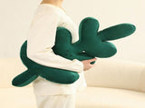 Turtle Back Bamboo Sofa Pillow Cushion Leaf Shaped Throw Pillow V1294-YM0716-220726DJ04-2