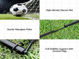Everfit 2m Football Soccer Net Portable Goal Net Rebounder Sports Training SN-B-PUP-YE