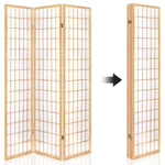 Artiss 6 Panel Room Divider Screen 261x179cm Natural RD-4019-6P-NT-AB