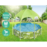 Bestway Kids Pool 244x51cm Steel Frame Swimming Play Pools Canopy 1688L BW-POOL-PLAY-56543