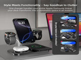 OC22 5-in-1 Wireless Charging Stand Multi Device Fast Charging Dockblack V1300-OC22-BLACK