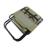 Black Portable 3-in-1 Folding Camping Chair with Storage Bag, Backrest, and Insulated Cooler for V888-ELOSUNG13304