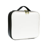 Cosmetic Storage Bag PU Leather Large Capacity Waterproof Adjustable Partition Makeup Case for V1294-YM0718-3117220213013