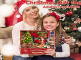Christmas Holiday Advent Calendar, Puzzle Retro Educational Toys, Winter Holiday Puzzle Christmas V1192-AZ-W-14222