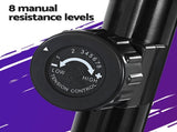 Everfit Magnetic Exercise Bike 8 Levels Upright Bike Fitness Home Gym Cardio EB-H-MB-04-BK