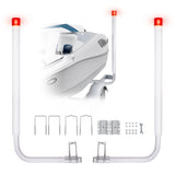 Boat Guide, 1.57M with LED Light Guide Poles, 2PCS Rustproof Galvanized Steel V952-CTCDGDLX60YC6XY06V0