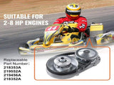 Drive Clutch, 2-8HP Engine, 2000 RPM High-Strength Drive Clutch with Asymmetric Designed Wheels & V952-KDCLHQXLCLBJQQZAXV0