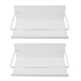 2PCS Fridge Magnet Shelf Iron Space Saving Multipurpose Magnetic Spice Rack Organizer for V1294-YM0901-3112240016311